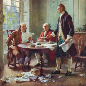 Benjamin Franklin, John Adams, Thomas Jefferson
